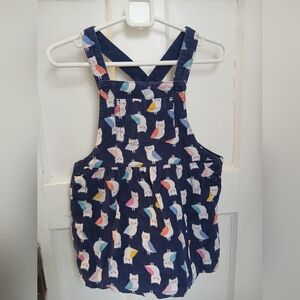 2/$20 24m Owl Overall Dress Girls Toddler Clothing Summer Owls